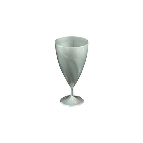 6 Verres À Vin Réutilisables 15cl Argent