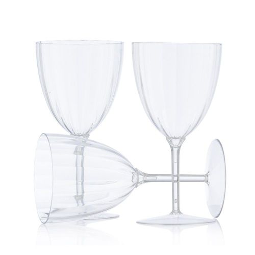 8 Verres À Vin Luxe 200ml - Transparent