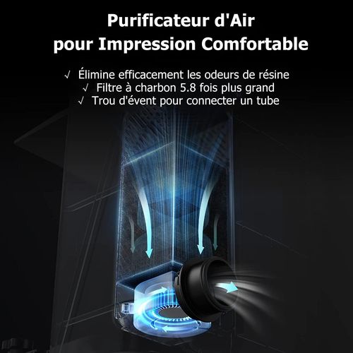 Imprimante 3D en Résine avec 8K Monochrome 10.3 Pouces Écran LCD Creality Halot-Mage