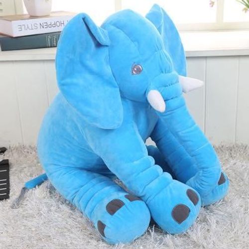 Grand Oreiller En Forme D'éléphant Pour Bébé, 40cm/60cm, Jouet Pour Enfants, Coussin De Dos En Peluche Mignon, Poupée D'accompagnement Pour Bébé, Cadeau De Noël