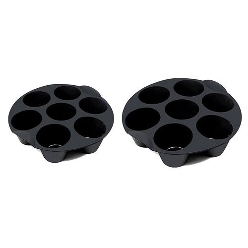 Plateaux de cuisson de gâteaux ronds à 7 grilles en Silicone antiadhésif, accessoires de friteuse à Air, pièces d'appareil de cuisine domestique de haute qualité