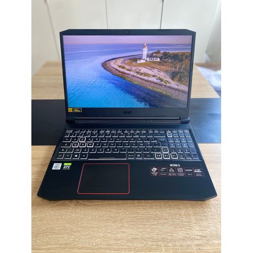 Acer Nitro 5 modèle AN 515-55 15.6" Intel Core i7-10750H - 2.60 Ghz - Ram 16 Go - SSD 512 Go + DD 512 Go