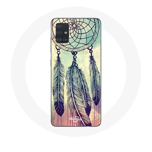 Coque Pour Samsung Galaxy A71 Attrape Rêve Coloré Marron