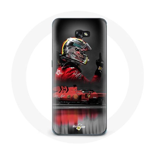 Coque Pour Samsung Galaxy A5 Formule 1 Sebastian Vettel Pilote Automobile F1 Rouge