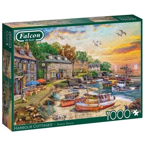 Cottages Sur Le Port - Puzzle 1000 Pièces