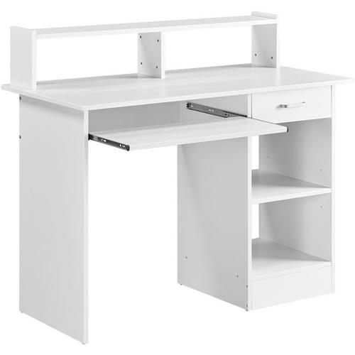 Table de bureau avec étagère de rangement et poc…