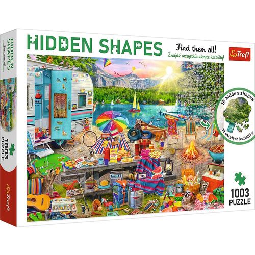 Hidden Shapes - Voyage En Caravane - Puzzle 1003 Pièces