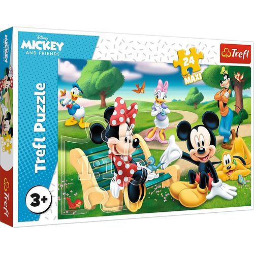 Puzzle Pièces Xxl - Mickey Mouse - Puzzle 24 Pièces