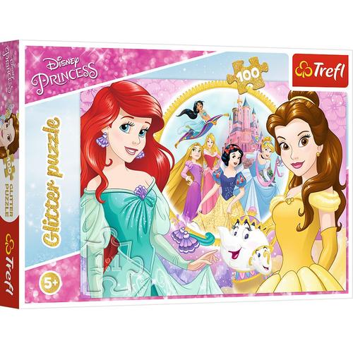 Puzzle Brillant - Disney Princess - 100 Pièces