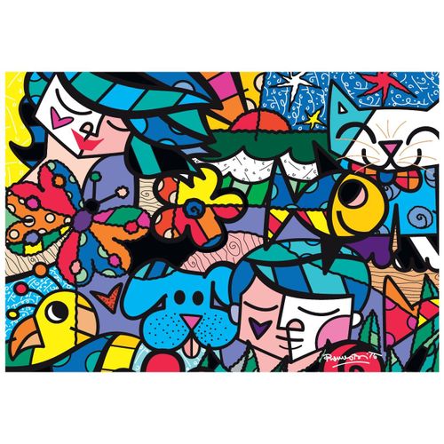 Romero Britto - Britto Garden - Puzzle 1000 Pièces