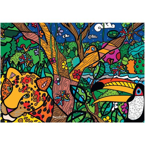 Romero Britto - Amazon - Puzzle 1000 Pièces