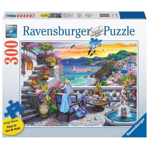 Puzzle Pièces Xxl - Santorini - Puzzle 300 Pièces