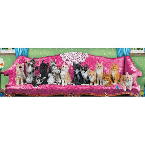 Chatons Sur Un Fauteuil - Puzzle 1000 Pièces