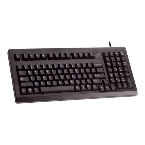 CHERRY G80-1800 - Clavier - PS/2, USB - R.-U. - noir