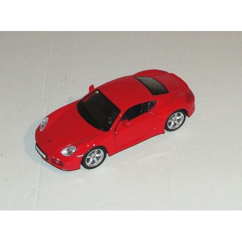 Porsche Cayman S Rouge Burago Echel 1.32e-Bburago