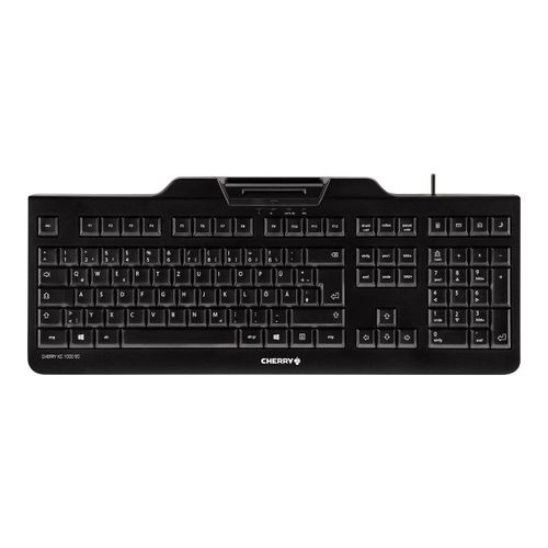 CHERRY KC 1000 SC - Clavier - USB - Nordique - noir