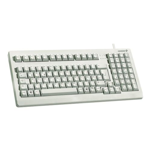 CHERRY G80-1800 - Clavier - PS/2, USB - Espagnol - gris clair