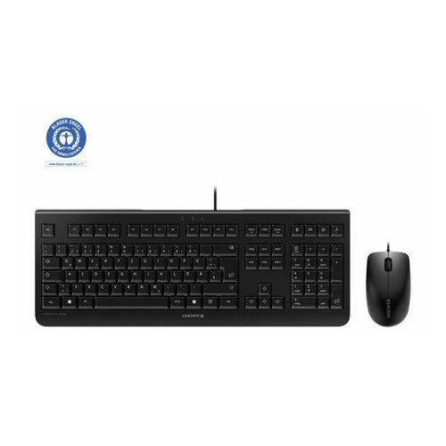 CHERRY DC 2000 - Ensemble clavier et souris - USB - Espagnol - noir
