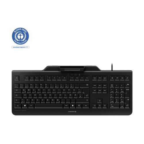 CHERRY KC 1000 SC - Clavier - USB - Belge - noir