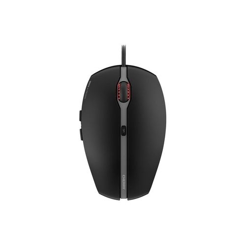 CHERRY GENTIX 4K - Souris - droitiers et gauchers - optique - 6 boutons - filaire - USB - noir