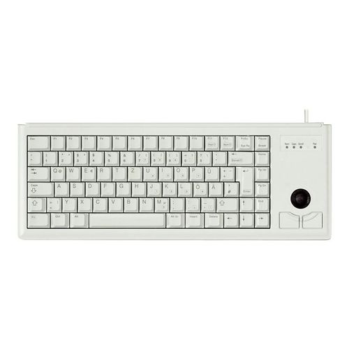 CHERRY Compact-Keyboard G84-4400 - Clavier - PS/2 - Français - gris clair