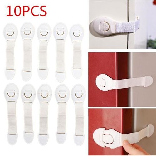 Tempsa 10 Pcs Fermeture Serrure Sécurité Infantile Enfant Bébé Pr Placard Porte Tiroir