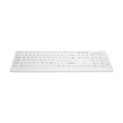 Active Key AK-C8100F - Clavier - sans fil - 2.4 GHz - Allemand - blanc