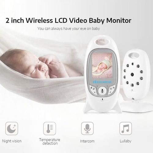 Caméra écoute-bébé sans fil avec écran LCD 2.4 pouces - Chine