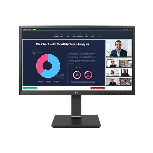 LG 24BP75CP-B - Écran LED - 24" (23.8" visualisable) - 1920 x 1080 Full HD (1080p) - IPS - 250 cd/m² - 5 ms - HDMI, DisplayPort, USB-C - haut-parleurs - noir