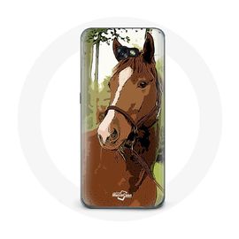 Coque Pour Samsung Galaxy A5 Quarter Horse Marron Race De Cheval