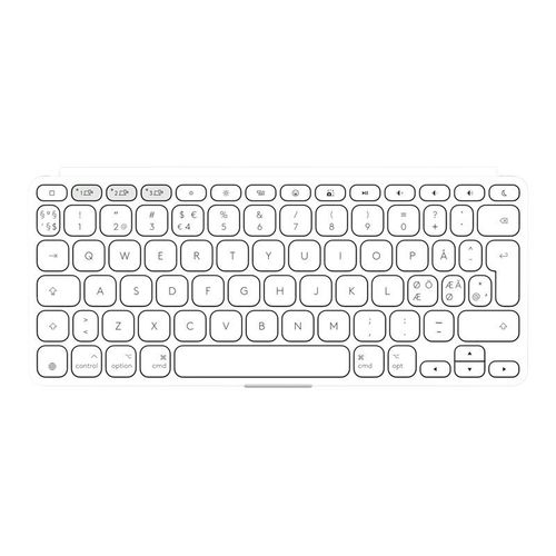 Logitech Keys-To-Go 2 - Clavier - portable - sans fil - Bluetooth LE - gris pâle
