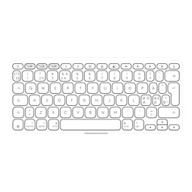 Logitech Keys-To-Go 2 - Clavier - portable - sans fil - Bluetooth LE - gris pâle