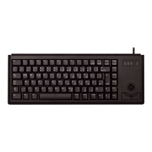 CHERRY Compact-Keyboard G84-4400 - Clavier - USB - Français - noir