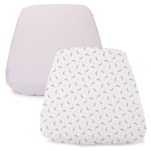 Lot De 2 Draps Housses Next2me Forever Pink Ballet - Chicco