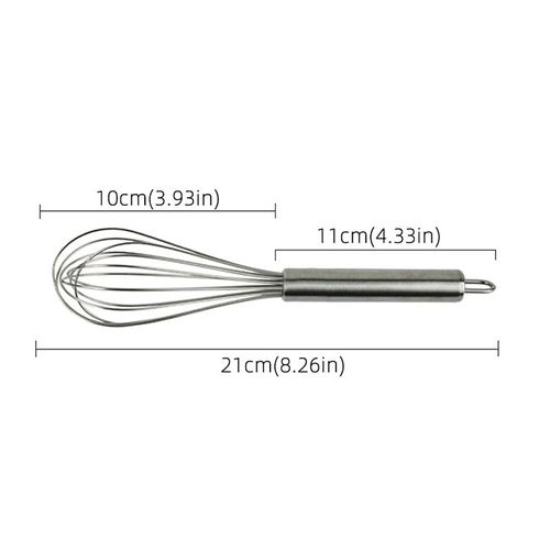 Batteur À ¿Ufs Manuel En Acier Inoxydable, 8 Pouces/10 Pouces, Outils De Cuisine, Accessoires, Outils De Cuisson