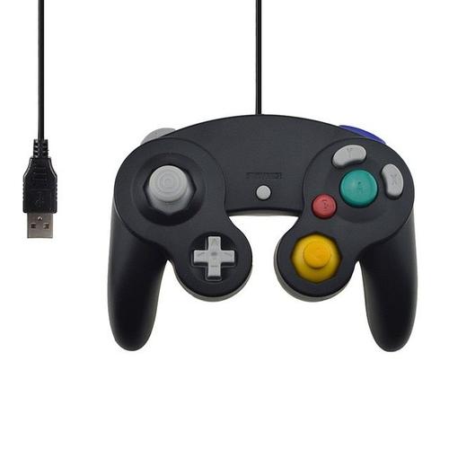 Le Noir Manette De Jeu Filaire Usb Pour Nintendo, Contrôleur, Joystick Pour Ordinateur Mac Et Pc, Accessoire