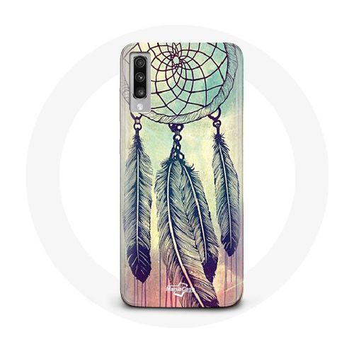 Coque Pour Samsung Galaxy A50 Attrape Rêve Coloré Marron