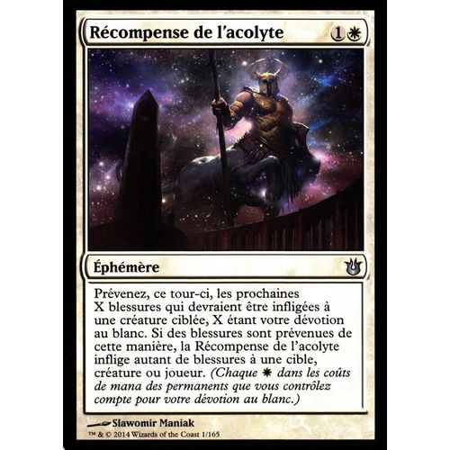 Récompense De L'acolyte - Magic - Créations Divines - U - 1/165