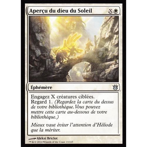 Aperçu Du Dieu Du Soleil - Magic - Créations Divines - U - 13/165