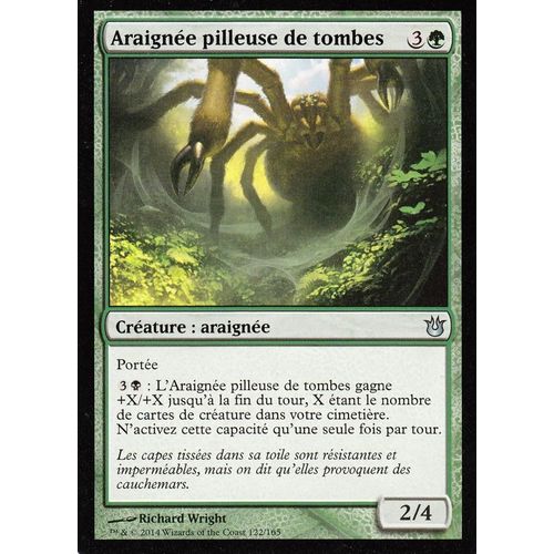 Araignée Pilleuse De Tombes - Magic - Créations Divines - U - 122/165