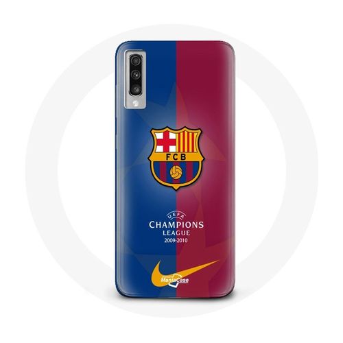 Coque Pour Samsung Galaxy A50 Fc Barcelone Logo Équipe De Football