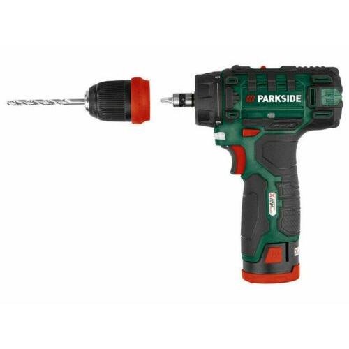 Perceuse-visseuse sans fil 12v Parkside Modèle PBSPA 12V C3 Moteur Brushless