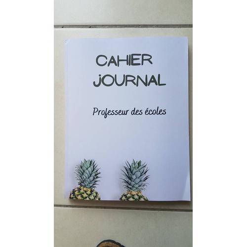 Cahier Journal Professeur Des Ecoles