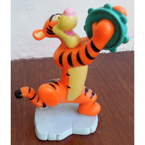 Figurine Tigrou Avec Son Tambourin - Série Winnie L'ourson (Disney)