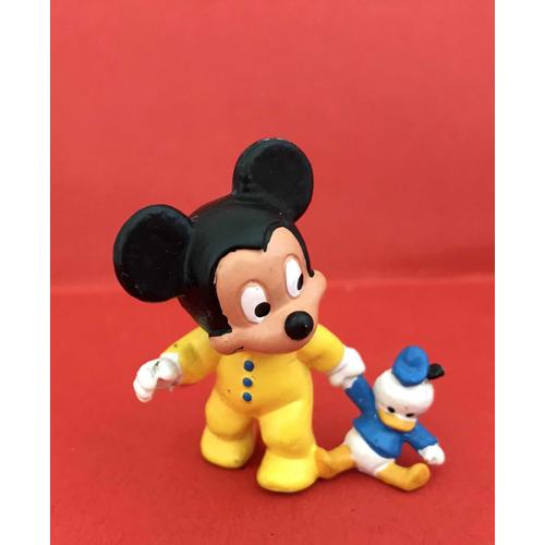 Figurine Bébé Mickey Avec Doudou Donald - Série Mickey (Bully 1985)