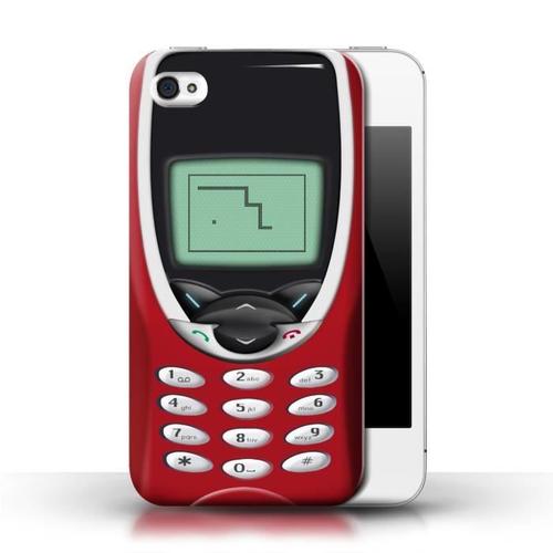 Coque Apple Iphone 4/4s / Nokia 8210 Rouge Design / Portables Rétro Collection - Coque De Stuff4