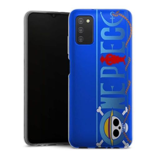 Coque Silicone Compatible Telephone Samsung Galaxy A03s One Piece Blue