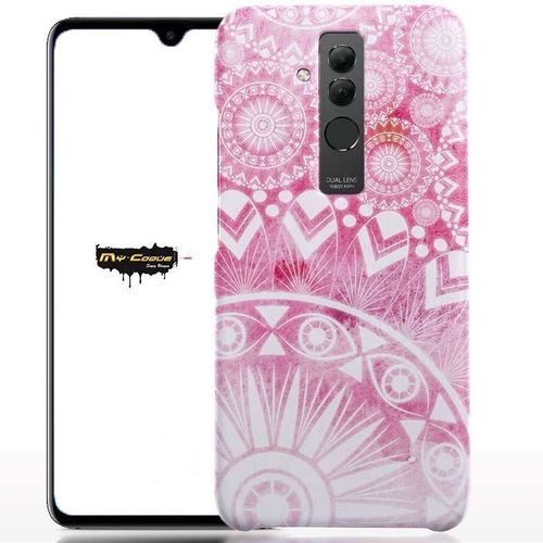 Coque Huawei Mate 20 Lite Arabesque Rose - Housse Souple