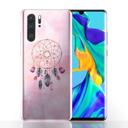 Coque Incassable Huawei P30 Pro Attrape Rêves Rose - Silicone Gel