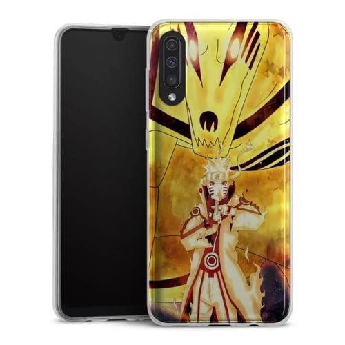 Coque Samsung Galaxy A50 Naruto Kyubi Jaune